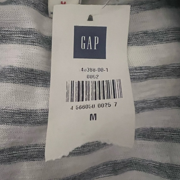 Gap Women Black and White Stripe Long Sleeve Maxi Dress - Picture 7 of 8